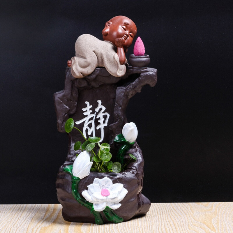 創(chuàng)意與雅致并蓄 瓷都陶瓷倒流香爐與水培植物擺件，商務(wù)與禮贈(zèng)的完美選擇